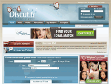 Tablet Screenshot of discut.fr